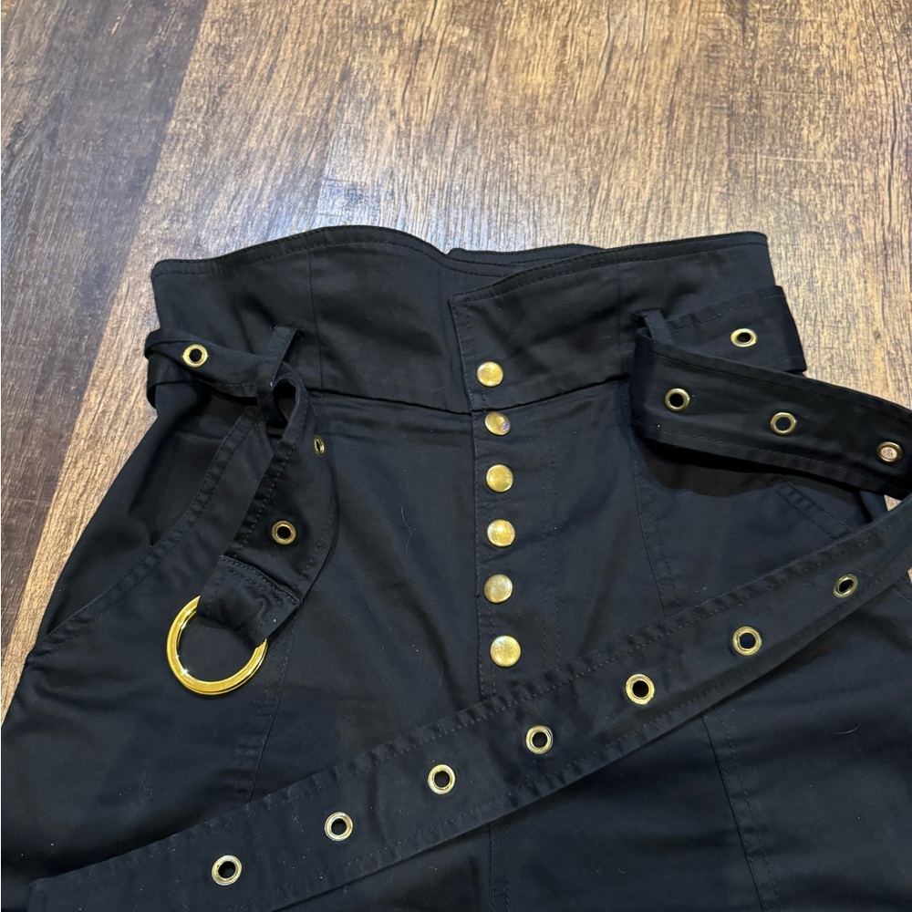 Marissa Webb Gia Twill Pant in Black 6 - Picture 7 of 12